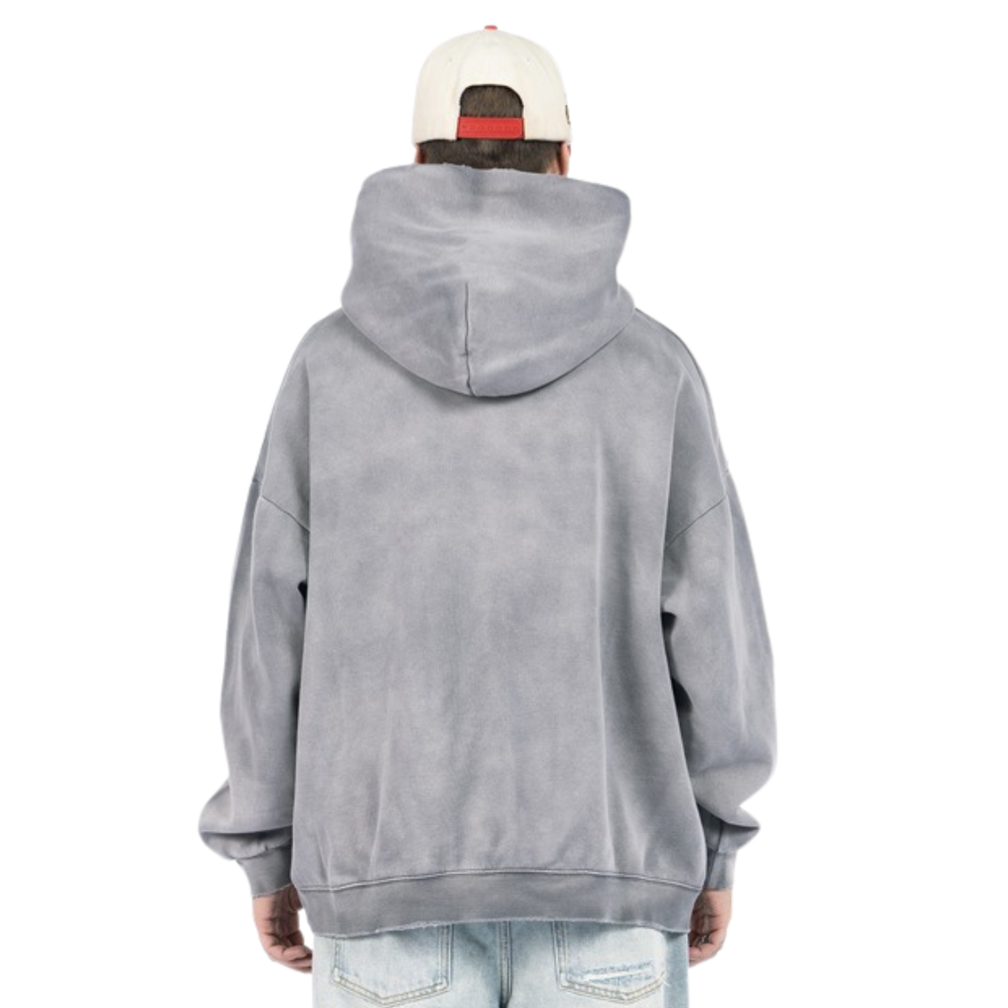 Vintage Washed Oversized Streetwear Hoodie