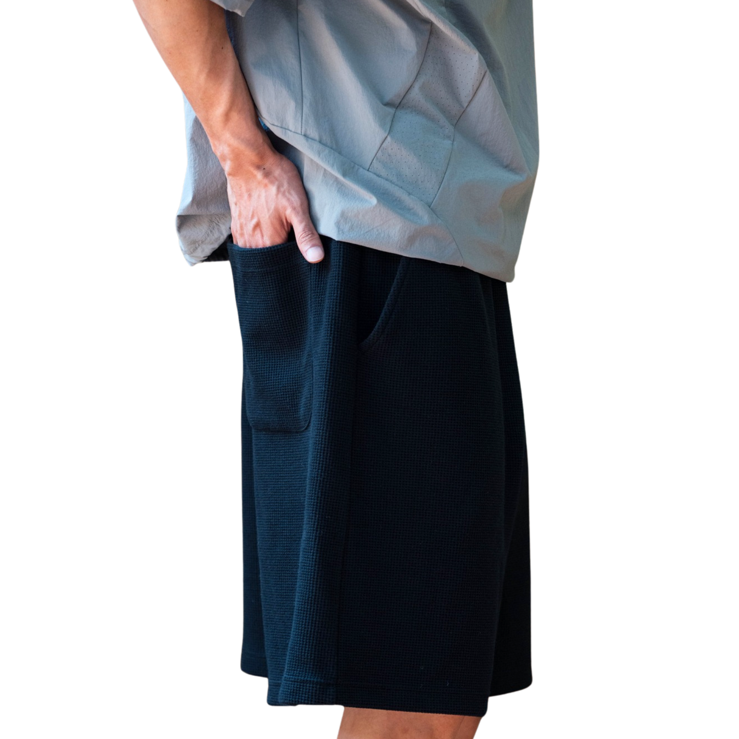 400g Custom-Woven Waffle Breathable Streetwear Shorts