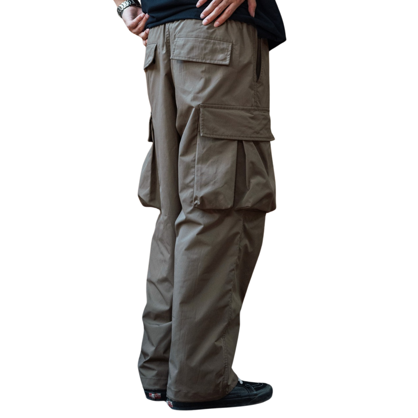 Japanese-Style Multi-Pocket Hiking Cargo Pants
