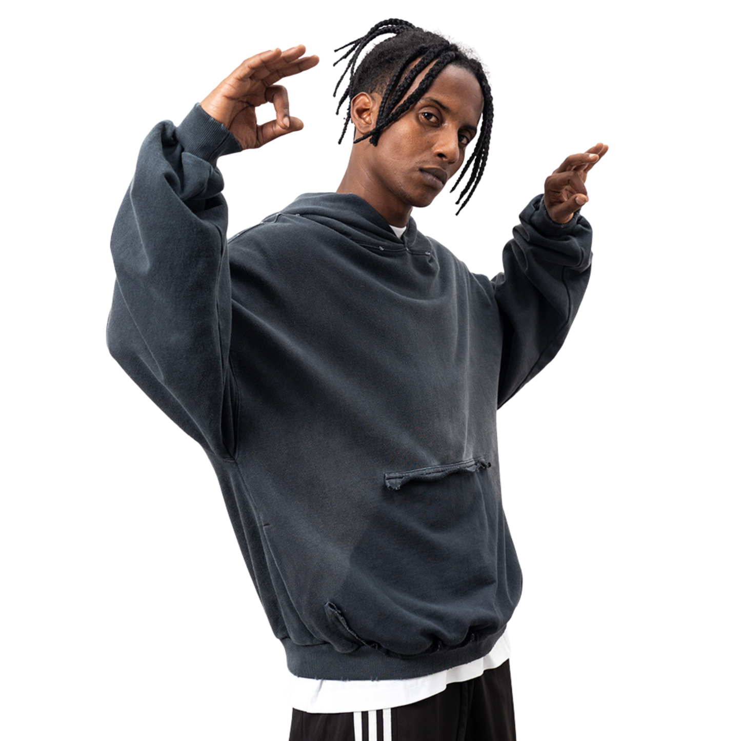 Vintage Washed Oversized Hoodie